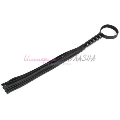 Плеть из искусственной кожи master whip 40 sm