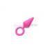 Втулка анальная candy plug l с колечком держателем