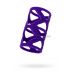 Эрекционная рельефная насадка из бархатистого силикона