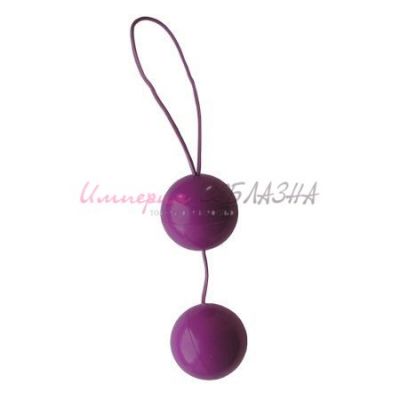 Шарики вагинальные balls цвет фиолетовый